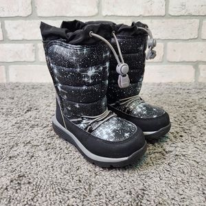 Lands End Kids Star Print Winter Boots 9M